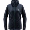 Blouson Pour Femme Haglöfs L.I.M Hybrid Softshell Tarn Blue/Frost Blue
