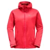Blouson Pour Femme Jack Wolfskin Pack & Go Shell Tulip Red