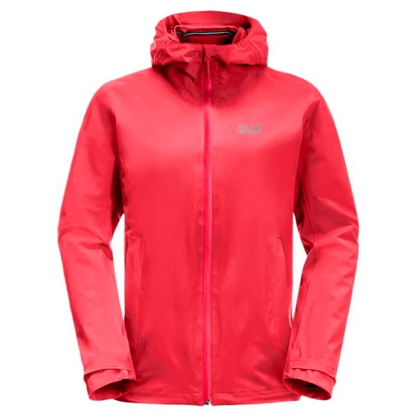 Blouson Pour Femme Jack Wolfskin Pack & Go Shell Tulip Red 3 Blouson Pour Femme Jack Wolfskin Pack & Go Shell Tulip Red