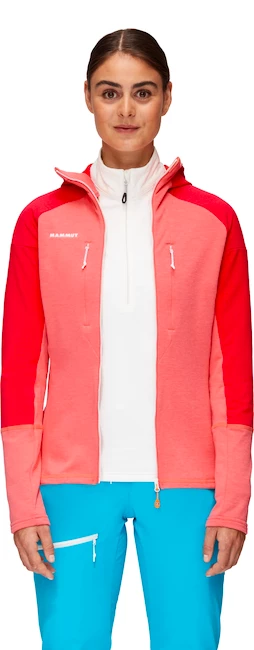 Blouson Pour Femme Mammut Eiswand Advanced ML Hooded Jacket Barberry/Azalea 5 Blouson Pour Femme Mammut Eiswand Advanced ML Hooded Jacket Barberry/Azalea – Image 3