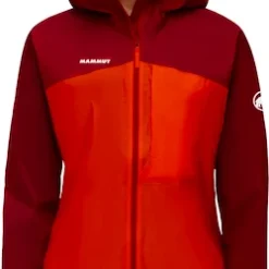 Blouson Pour Femme Mammut Kento Light HS Hooded Jacket Blood Red/Hot Red -Équipement outdoor boutique blouson pour femme mammut kento light hs hooded jacket blood red hot red 165933 650x650 g1