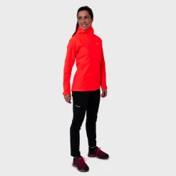Blouson Pour Femme Salewa Puez (Aqua 3) PTX Fluo Coral SS22 -Équipement outdoor boutique blouson pour femme salewa puez aqua 3 ptx fluo coral ss22 172745 650x650 g1