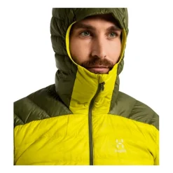 Blouson Pour Homme Haglöfs L.I.M Down Hood Aurora/Olive Green -Équipement outdoor boutique blouson pour homme hagloefs l i m down hood aurora olive green 1347648 650x650 g3
