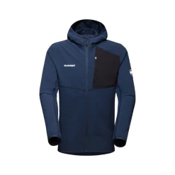 Blouson Pour Homme Mammut Madris Light ML Hooded Jacket Marine