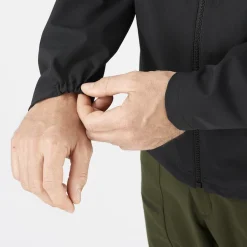 Blouson Pour Homme Salomon Essential WP 2.5L Jkt Black SS22 -Équipement outdoor boutique blouson pour homme salomon essential wp 2 5l jkt black ss22 162399 650x650 g1