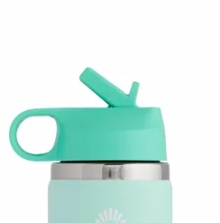 Bouteille Hydro Flask Wide Mouth Kids Straw Lid & Boot 12 Oz (355 Ml)