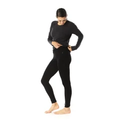 Caleçon Long Pour Femme Smartwool W Merino 250 Baselayer Bottom BXD Black -Équipement outdoor boutique calecon long pour femme smartwool w merino 250 baselayer bottom bxd black 144926 650x650 g1