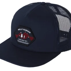 Casquette Helly Hansen Flatbrim Trucker Navy -Équipement outdoor boutique casquette helly hansen flatbrim trucker navy 114858 650x650 g0