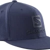 Casquette Salomon Logo Cap Flexfit® Mood Indigo SS22 -Équipement outdoor boutique casquette salomon logo cap flexfit r mood indigo ss22 162439 650x650 1