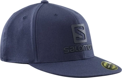 Casquette Salomon Logo Cap Flexfit® Mood Indigo SS22 -Équipement outdoor boutique casquette salomon logo cap flexfit r mood indigo ss22 162439 650x650 1