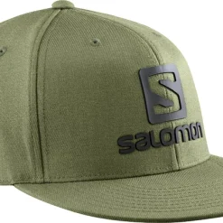 Casquette Salomon Logo Cap Flexfit® Olive Night SS22
