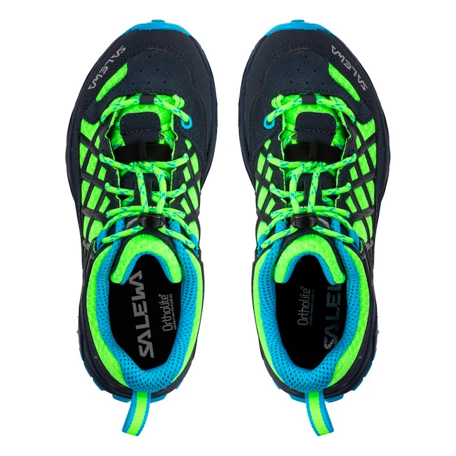 Chaussures Pour Enfant Salewa Wildfire Ombre Blue/Fluo Green SS22 5 Chaussures Pour Enfant Salewa Wildfire Ombre Blue/Fluo Green SS22 – Image 3
