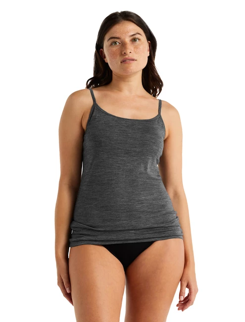 Débardeur Pour Femme Icebreaker Siren Bra Cami Gritstone SS22 6 Débardeur Pour Femme Icebreaker Siren Bra Cami Gritstone SS22 – Image 4