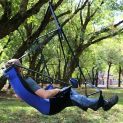 Hamac Eno Lounger Hanging Chair Purple/Teal -Équipement outdoor boutique hamac eno lounger hanging chair purple teal 173838 650x650 g1