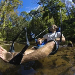 Hamac Eno Lounger Hanging Chair Purple/Teal -Équipement outdoor boutique hamac eno lounger hanging chair purple teal 173838 650x650 g4