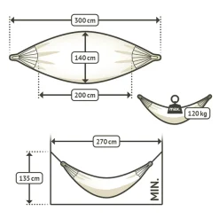 Hamac La Siesta Caribeňa Single -Équipement outdoor boutique hamac la siesta caribena single 116602 650x650 g10
