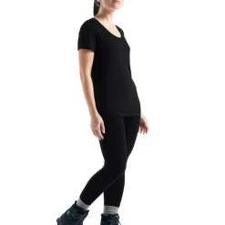 Leggings Pour Femme Icebreaker Fastray High Rise Tights Black SS22 -Équipement outdoor boutique leggings pour femme icebreaker fastray high rise tights black ss22 167348 650x650 g4