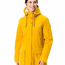 Manteau Pour Femme VAUDE Wo Manukau Parka II Burnt Yellow -Équipement outdoor boutique manteau pour femme vaude wo manukau parka ii burnt yellow 1351403 650x650 g2