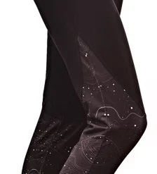 Pantalon Pour Femme Sensor Dots černá/bílá