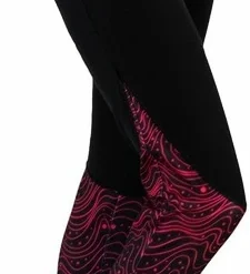 Pantalon Pour Femme Sensor Dots černá/růžová