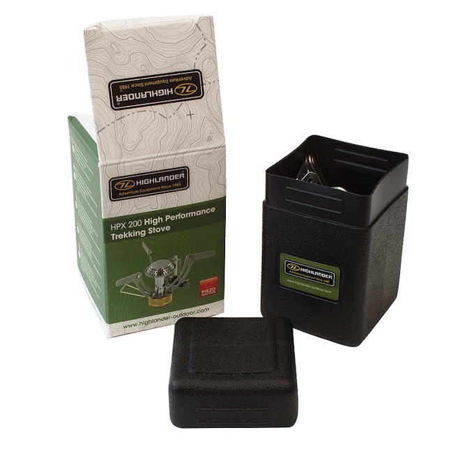 Réchaud Highlander HPX200 Compact Stove + Piezo 4 Réchaud Highlander HPX200 Compact Stove + Piezo – Image 2