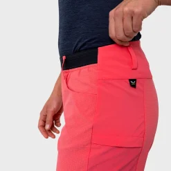 Short Pour Femme Salewa Puez 3 DST Calypso Coral -Équipement outdoor boutique short pour femme salewa puez 3 dst calypso coral 172779 650x650 g4