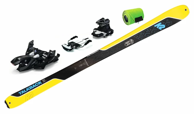 Skis Alpins K2 TALKBACK 84 + Skin + Alpinist 12 3 Skis Alpins K2 TALKBACK 84 + Skin + Alpinist 12