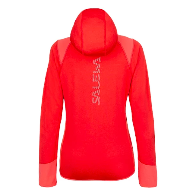 Sweat-shirt Pour Femme Salewa Agner Hybrid PL/DST Calypso Coral Mel 6 Sweat-shirt Pour Femme Salewa Agner Hybrid PL/DST Calypso Coral Mel – Image 4