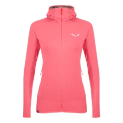 Sweat-shirt Pour Femme Salewa Light Micro PL Calypso Coral Mel