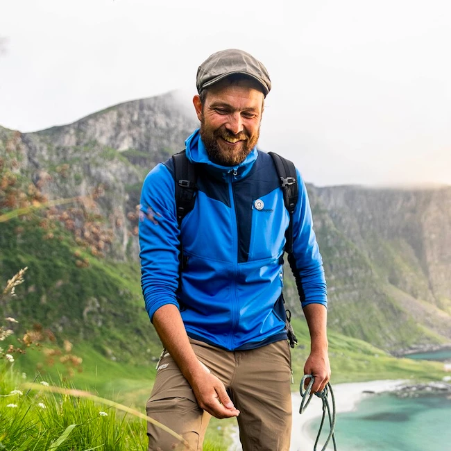 Sweat-shirt Pour Homme Bergans Skaland Hood Blue 6 Sweat-shirt Pour Homme Bergans Skaland Hood Blue – Image 4