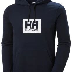 Sweat-shirt Pour Homme Helly Hansen HH Box Hoodie Navy