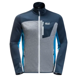 Sweat-shirt Pour Homme Jack Wolfskin Milford Sky Fleece Thunder Blue