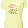 T-shirt Pour Femme Helly Hansen Skog Recycled Graphic Tee Fadded Yallow -Équipement outdoor boutique t shirt pour femme helly hansen skog recycled graphic tee fadded yallow 163023 650x650 1