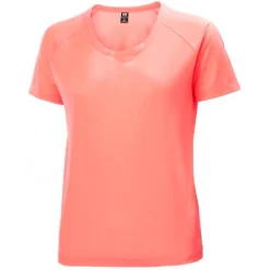 T-shirt Pour Femme Helly Hansen W Verglas Pace Hot Coral