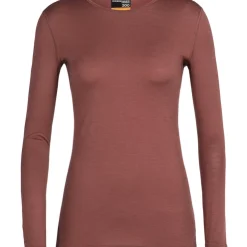 T-shirt Pour Femme Icebreaker 200 Oasis LS Crewe Grape SS22