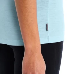 T-shirt Pour Femme Icebreaker Tech Lite II SS Scoop Tee Fabulous Fer Haze SS22 -Équipement outdoor boutique t shirt pour femme icebreaker tech lite ii ss scoop tee fabulous fer haze ss22 167353 650x650 g2