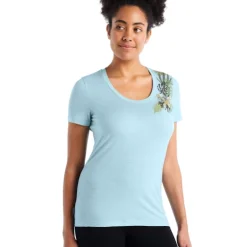 T-shirt Pour Femme Icebreaker Tech Lite II SS Scoop Tee Fabulous Fer Haze SS22 -Équipement outdoor boutique t shirt pour femme icebreaker tech lite ii ss scoop tee fabulous fer haze ss22 167353 650x650 g3