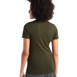 T-shirt Pour Femme Icebreaker Tech Lite II SS Tee Loden SS22 -Équipement outdoor boutique t shirt pour femme icebreaker tech lite ii ss tee loden ss22 167318 650x650 g2