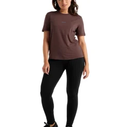 T-shirt Pour Femme Icebreaker W Central SS Tee MINK -Équipement outdoor boutique t shirt pour femme icebreaker w central ss tee mink 99674 650x650 g2