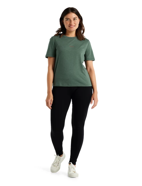 T-shirt Pour Femme Icebreaker W Central SS Tee SAGE 5 T-shirt Pour Femme Icebreaker W Central SS Tee SAGE – Image 3