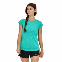 T-shirt Pour Femme Patagonia Ridge Flow Shirt Fresh Teal SS22 -Équipement outdoor boutique t shirt pour femme patagonia ridge flow shirt fresh teal ss22 168869 650x650 g1
