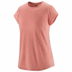 T-shirt Pour Femme Patagonia Ridge Flow Shirt Sunfade Pink SS22