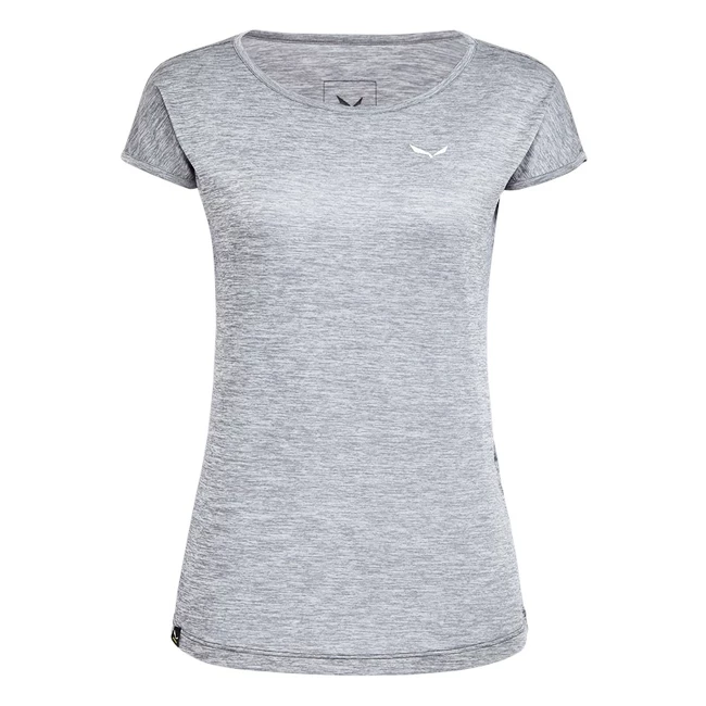 T-shirt Pour Femme Salewa Puez Melange Dry S/S Tee Quiet Shade Melange SS22 3 T-shirt Pour Femme Salewa Puez Melange Dry S/S Tee Quiet Shade Melange SS22