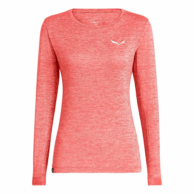 T-shirt Pour Femme Salewa PUEZ MELANGE DRY W L/S TEE FW22 3 T-shirt Pour Femme Salewa PUEZ MELANGE DRY W L/S TEE FW22