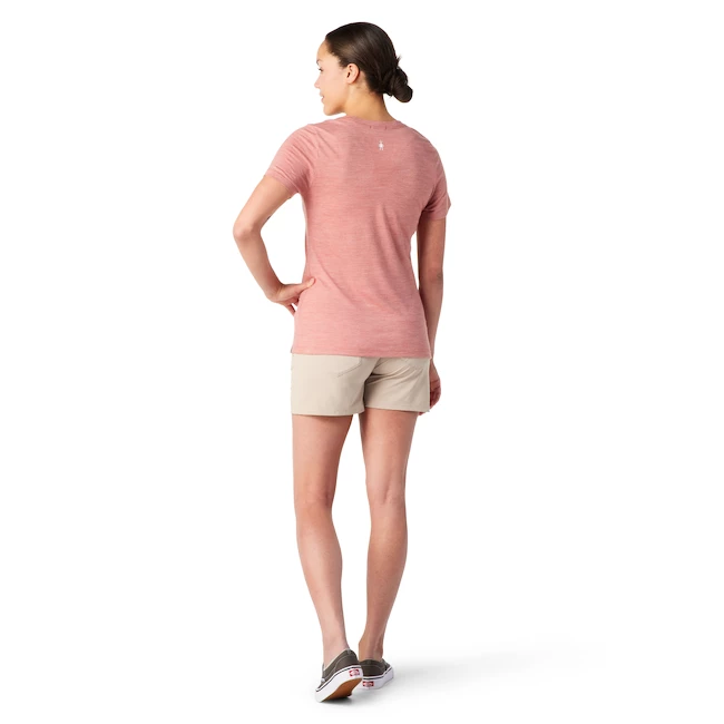T-shirt Pour Femme Smartwool Merino Sport 150 Dragonfly Summit Short Sleeve Light Mahogany SS22 4 T-shirt Pour Femme Smartwool Merino Sport 150 Dragonfly Summit Short Sleeve Light Mahogany SS22 – Image 2