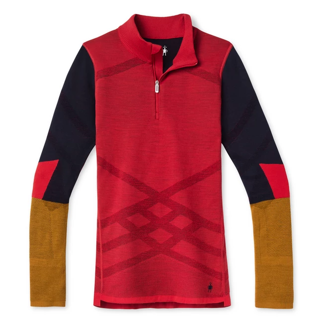 T-shirt Pour Femme Smartwool W Intraknit Merino 200 Colorblck 1/4 Zip Pomegranate L 3 T-shirt Pour Femme Smartwool W Intraknit Merino 200 Colorblck 1/4 Zip Pomegranate L