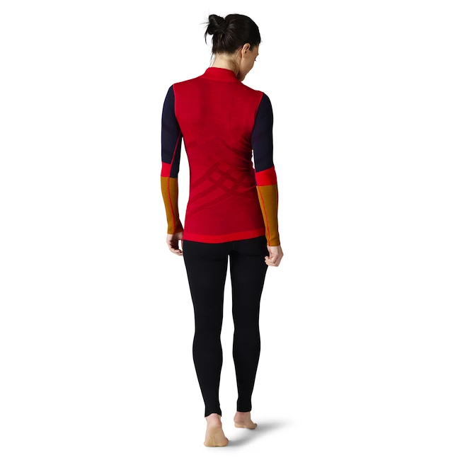 T-shirt Pour Femme Smartwool W Intraknit Merino 200 Colorblck 1/4 Zip Pomegranate L 5 T-shirt Pour Femme Smartwool W Intraknit Merino 200 Colorblck 1/4 Zip Pomegranate L – Image 3
