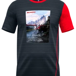 T-shirt Pour Homme Crazy Idea Delay Vento/Red SS22
