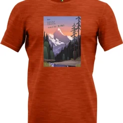 T-shirt Pour Homme Crazy Idea Joker Pine Tree/Brick SS22