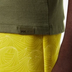 T-shirt Pour Homme Helly Hansen F2F Organic Cotton T-Shirt Lav Green -Équipement outdoor boutique t shirt pour homme helly hansen f2f organic cotton t shirt lav green 162901 650x650 g2